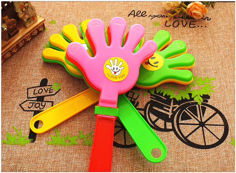 Large Clap Trap Environmental Protection Not Luminous Plastic Toys Smiling Face Claps Hand Clap Large Clap Trap Environmental Protection Not Luminous Plastic Toys Smiling Face Claps Hand Clap