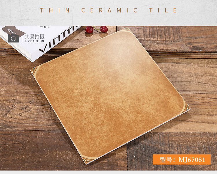 American Pastoral Antique Brick 600600 Bedroom Balcony Living Room Floor Tile NonSlip MoistureProof WearResistant Tile