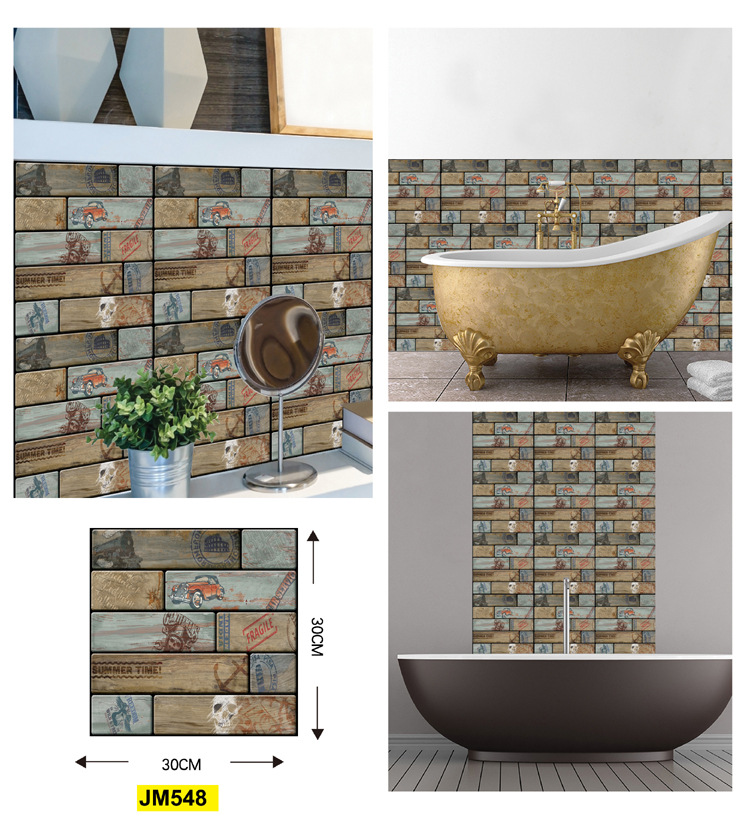 Restaurant Decoration Waterproof 3D 3D Wall Stickers AntiCollision Simulation SelfAdhesive Brick Wall Stickers Restaurant Decoration Waterproof 3D 3D Wall Stickers AntiCollision Simulation SelfAdhesive Brick Wall Stickers