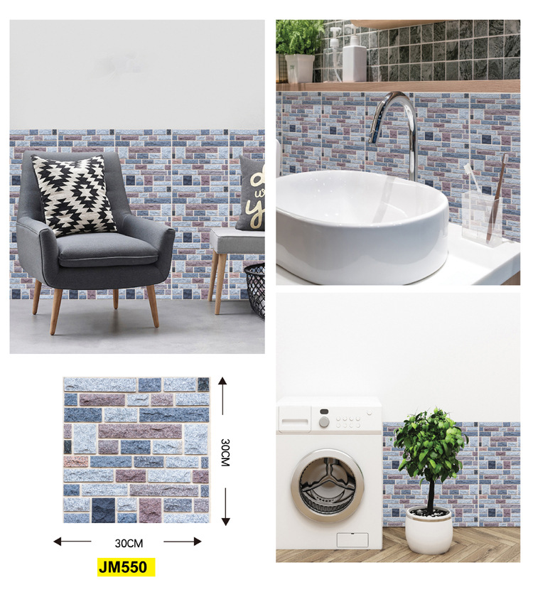 Restaurant Decoration Waterproof 3D 3D Wall Stickers AntiCollision Simulation SelfAdhesive Brick Wall Stickers Restaurant Decoration Waterproof 3D 3D Wall Stickers AntiCollision Simulation SelfAdhesive Brick Wall Stickers