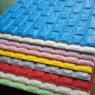 New Style Brick Pattern 3D Three-dimensional Wall Sticker Kindergarten XPe Foam Anti-Collision Self-Adhesive Wainscot New Style Brick Pattern 3D Three-dimensional Wall Sticker Kindergarten XPe Foam Anti-Collision Self-Adhesive Wainscot