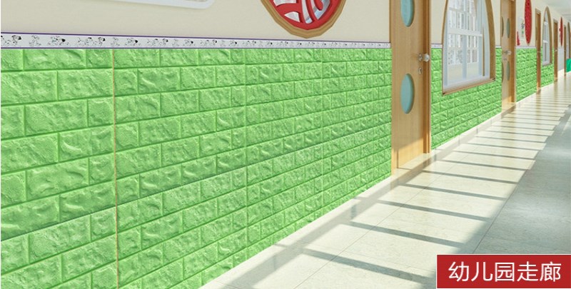 New Style Brick Pattern 3D Three-dimensional Wall Sticker Kindergarten XPe Foam Anti-Collision Self-Adhesive Wainscot New Style Brick Pattern 3D Three-dimensional Wall Sticker Kindergarten XPe Foam Anti-Collision Self-Adhesive Wainscot