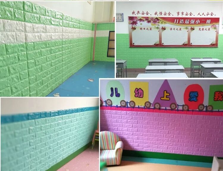 New Style Brick Pattern 3D Three-dimensional Wall Sticker Kindergarten XPe Foam Anti-Collision Self-Adhesive Wainscot New Style Brick Pattern 3D Three-dimensional Wall Sticker Kindergarten XPe Foam Anti-Collision Self-Adhesive Wainscot