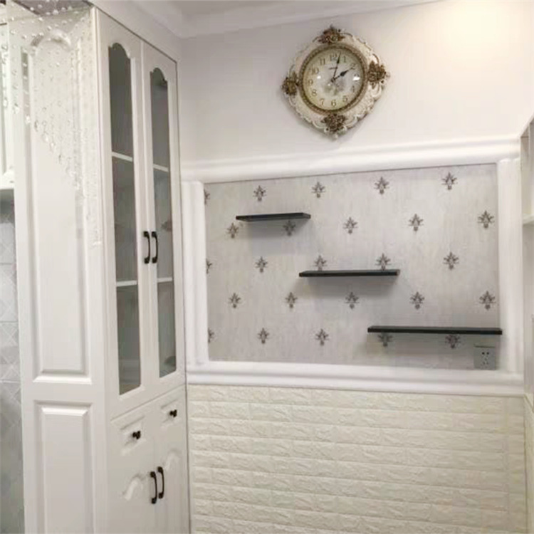 Brick Pattern Sticker Sponge Foam Wall Sticker Customized ID0 70 * 77cmpe 3D Wood Brick Pattern Sticker Elastic Brick Factory Direct Supply