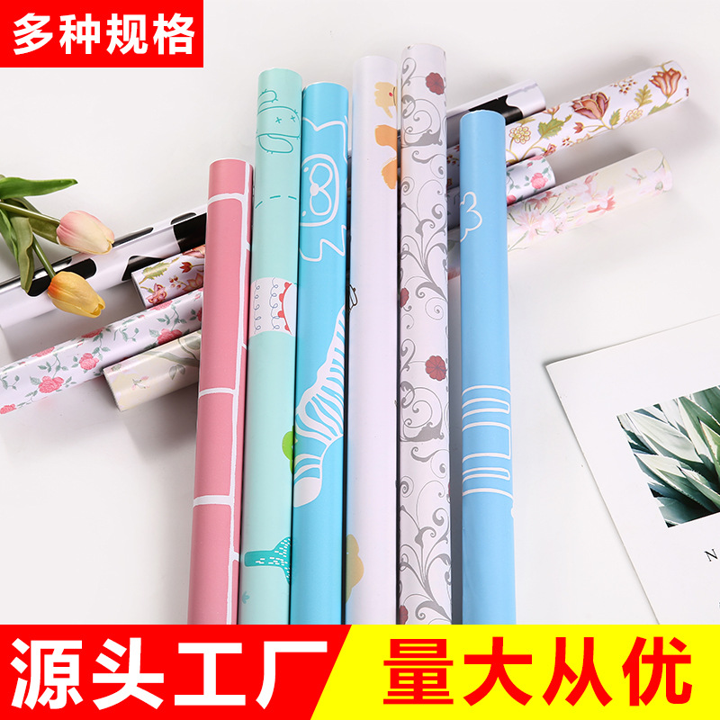 Wallpaper PVC Background Wall Self-Adhesive 3D Waterproof Moisture-Proof Wallpaper Living Room Snowflake Brick