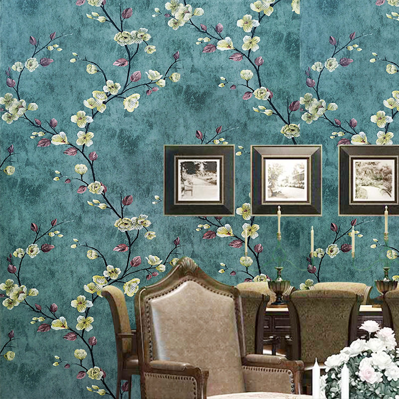 Exclusive for Cross-Border American Dark Green Bedroom TV Backdrop Wall Waterproof PVC Self-Adhesive Snowflake Brick