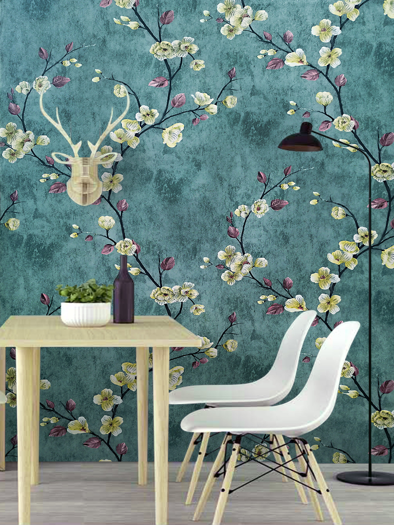 Exclusive for Cross-Border American Dark Green Bedroom TV Backdrop Wall Waterproof PVC Self-Adhesive Snowflake Brick