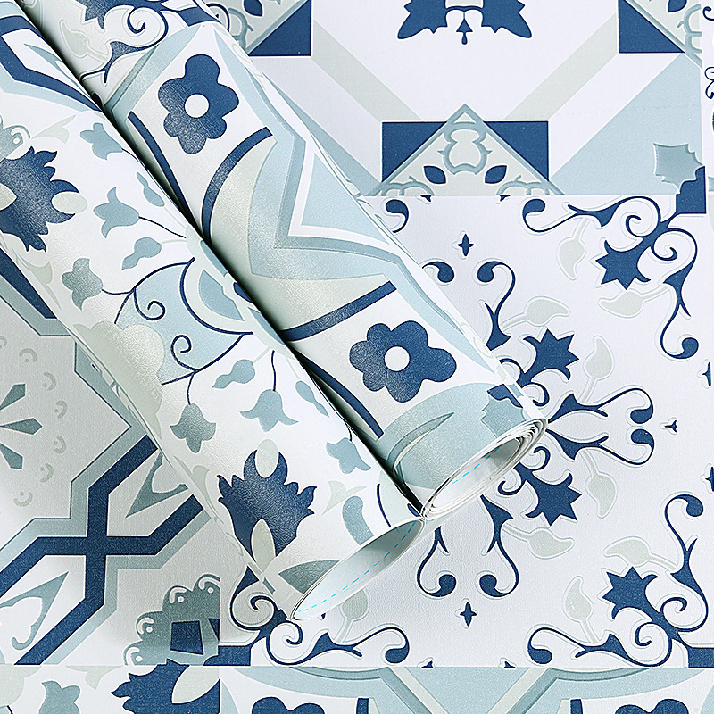 Exclusive for Cross-Border American Dark Green Bedroom TV Backdrop Wall Waterproof PVC Self-Adhesive Snowflake Brick
