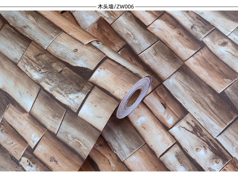 Swiss Red Brick Waterproof Stickers PVC Wallpaper Self-Adhesive Thickening Dormitory Decoration Snowflake Brick