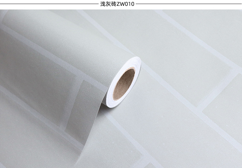 Swiss Red Brick Waterproof Stickers PVC Wallpaper Self-Adhesive Thickening Dormitory Decoration Snowflake Brick