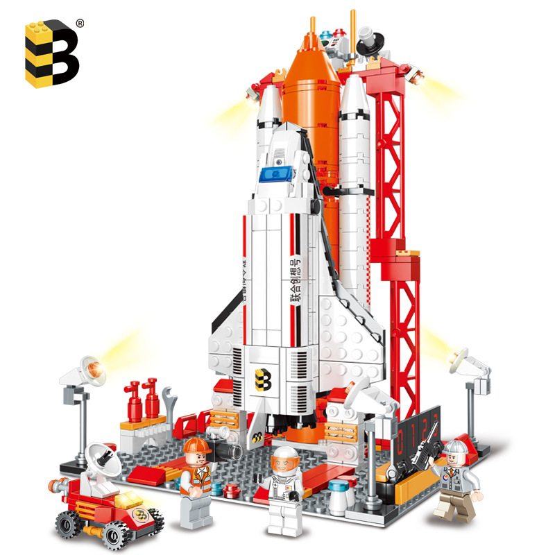 United CX 213 Aviation Series Space Shuttle Small Particle Building Blocks Children Toy Block
