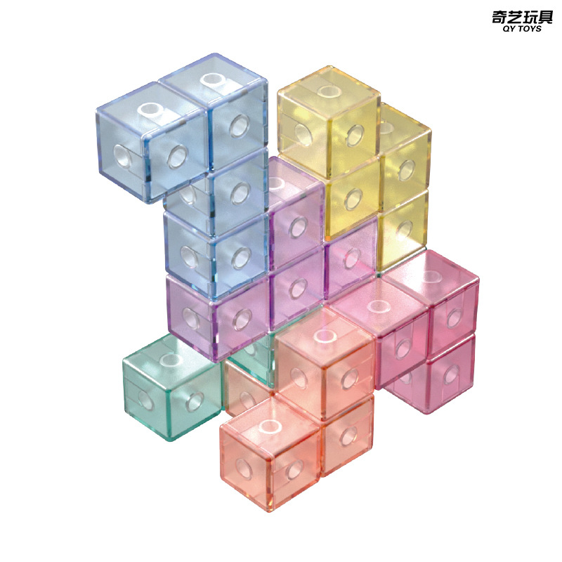 Toy Block Blocks Rubik&#039;s Cube SUO-MA Cube Children&#039;s Intelligence Square Luban Cube Assembling Interest Toys
