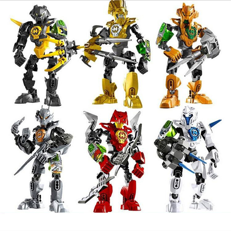 Toy Block Yuanke 96B Hero Factory 3.0 Generation Assembly Building Blocks Shandong Linyi Toy Boy Huaguang Loka Gift