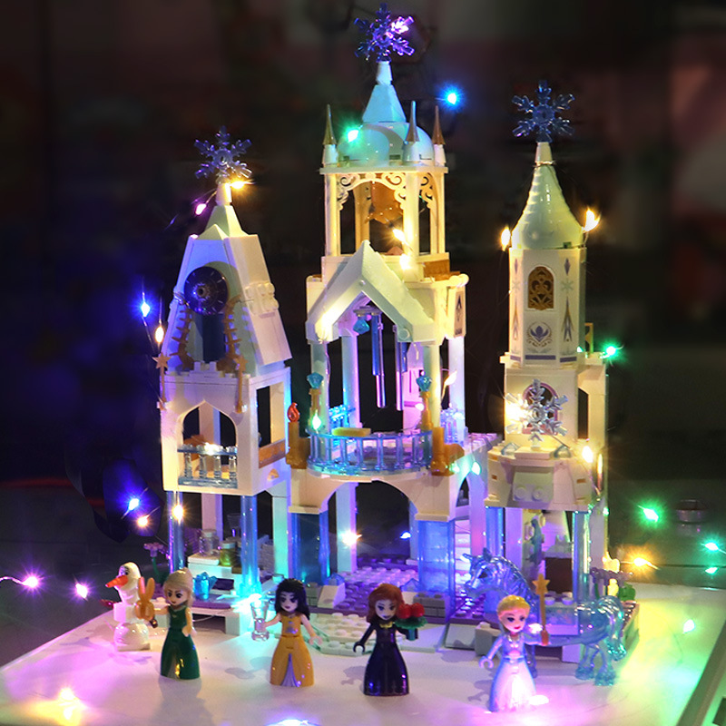 Girl Princess Castle Assembled Compatible Lego Building Blocks Small Particle Building Blocks Toy Block