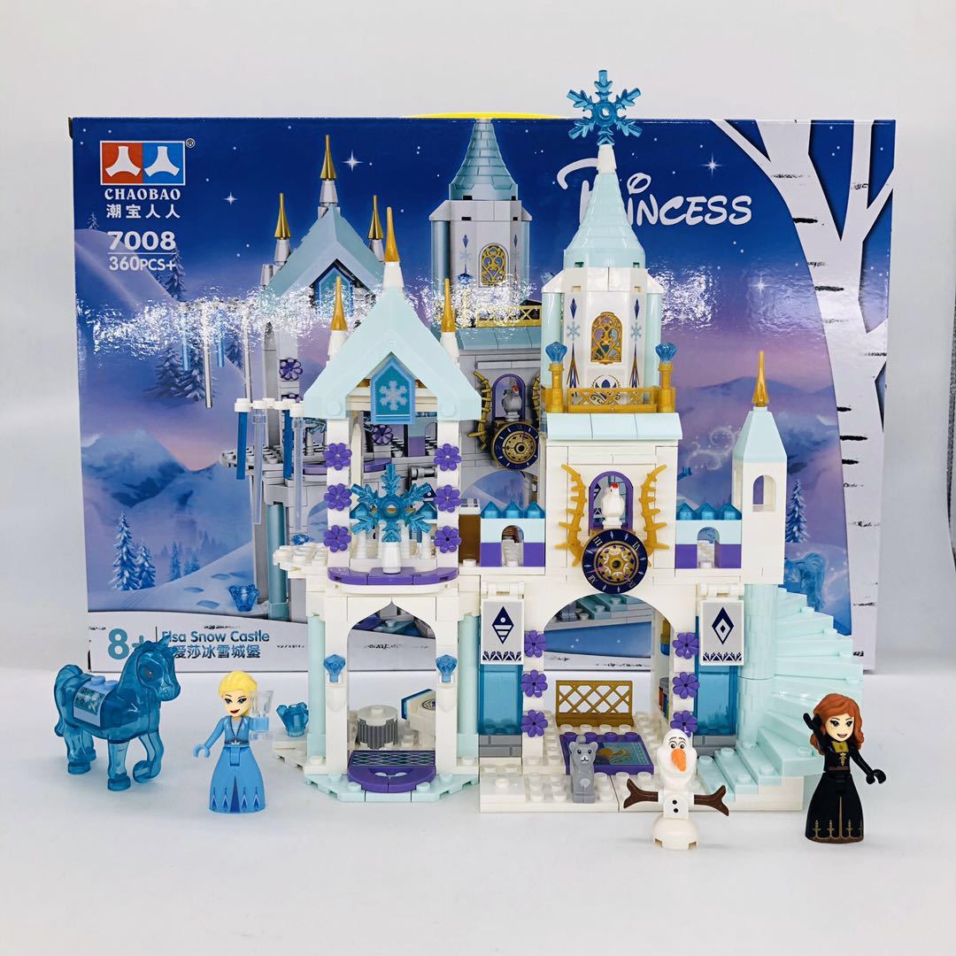 Fashion Baby Renren 7008 Aisha Castle Model Building Assembling Building Blocks DIY Hands-on Brain-Moving Toy Block