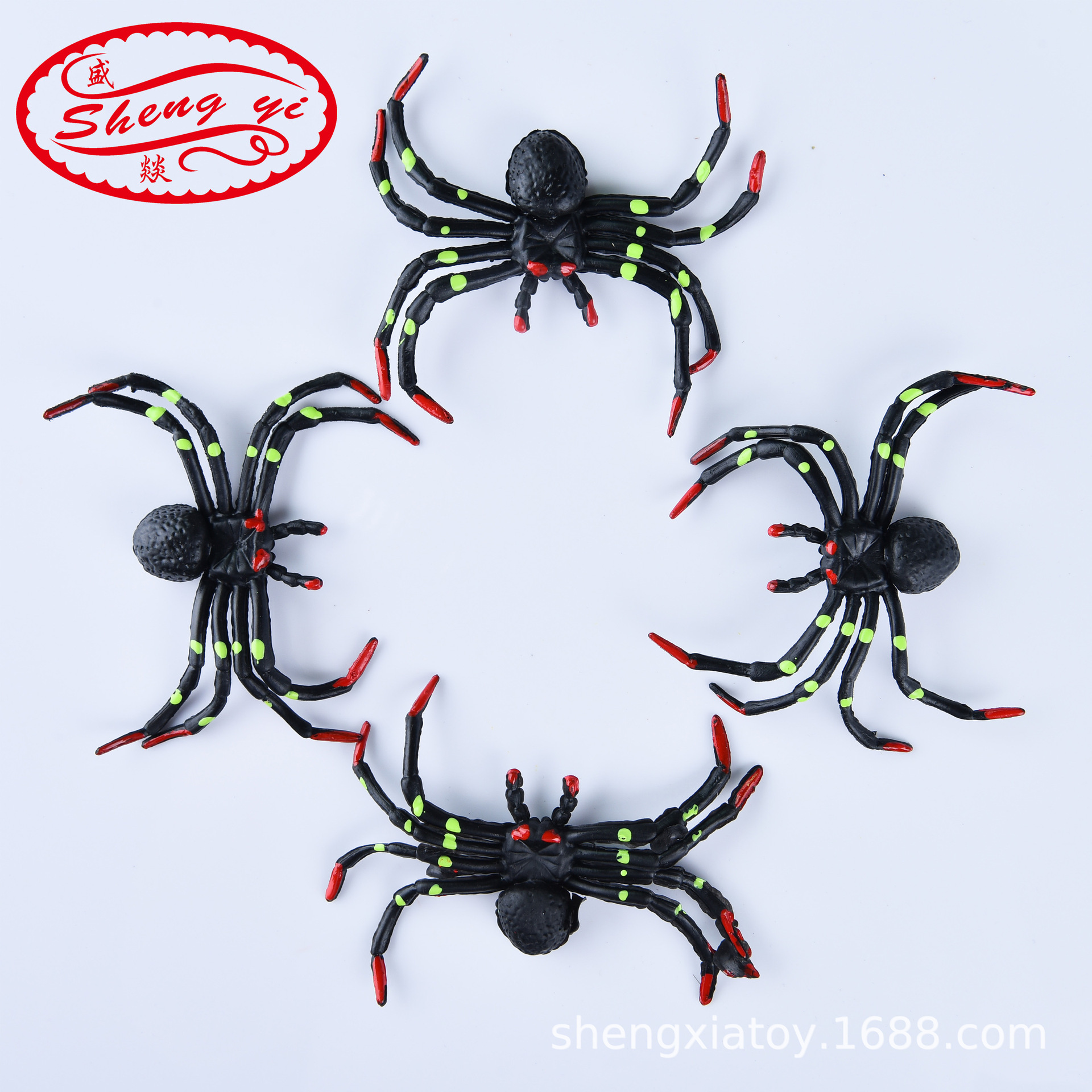 Foreign Trade Hot Sale Scary Prank Simulation Toy Spider Halloween Dress up Trick Props Agelena Wholesale