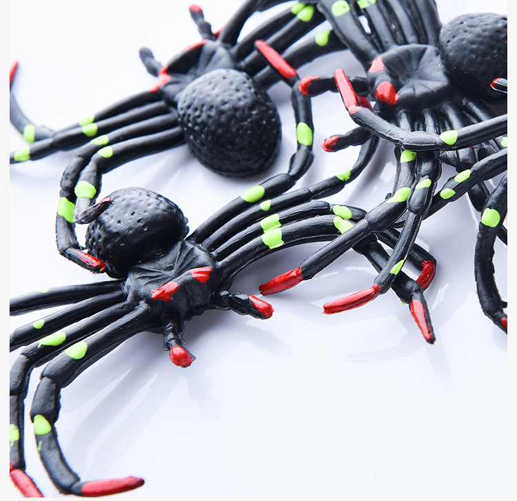 Foreign Trade Hot Sale Scary Prank Simulation Toy Spider Halloween Dress up Trick Props Agelena Wholesale