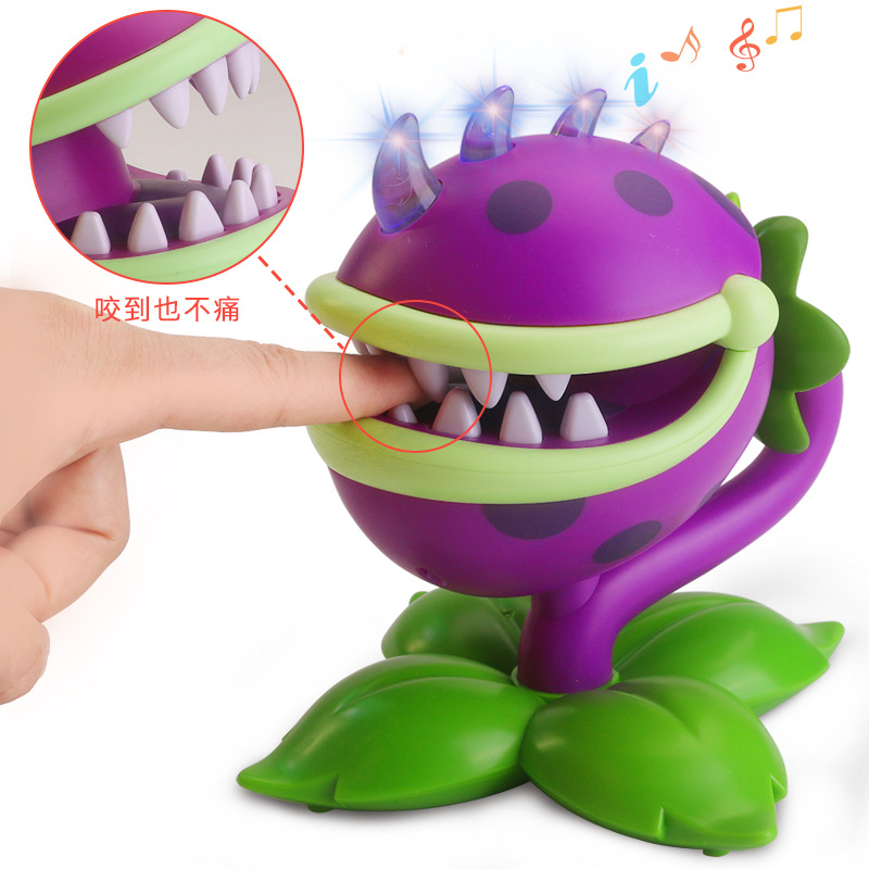 Plants Vs Zombies Large Cannibal Crocodile Bite Finger Shark Tooth Extraction Game Children&#039;s Trick Toy prank Toy