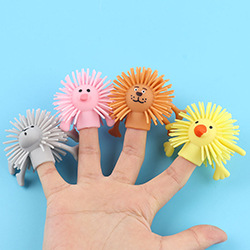 Halloween Trick and Joke Mixed Mini Finger Puppets TPR Soft Rubber Monster Story prank Toy