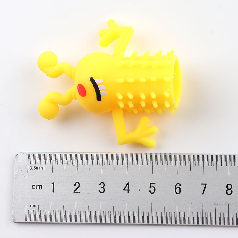 Halloween Trick and Joke Mixed Mini Finger Puppets TPR Soft Rubber Monster Story prank Toy