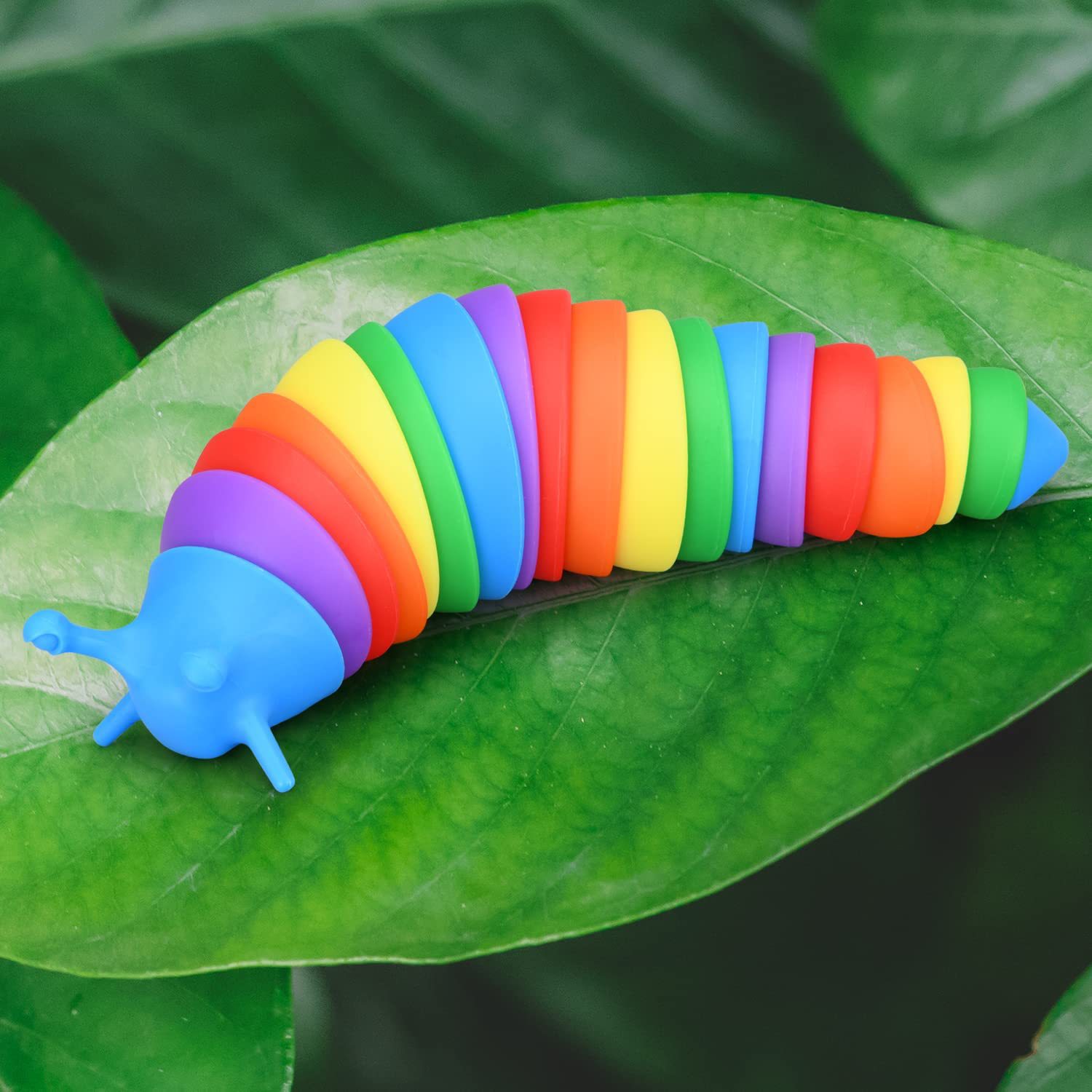 Decompression Slug Snail Twisting Children's Toy Fidget Slug Slug Prank Decompression Rainbow Worm Decompression Slug Snail Twisting Children's Toy Fidget Slug Slug Prank Decompression Rainbow Worm