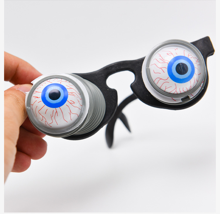 Internet Celebrity Halloween Party Holiday Toy Spring Glasses April Fool's prank Toy