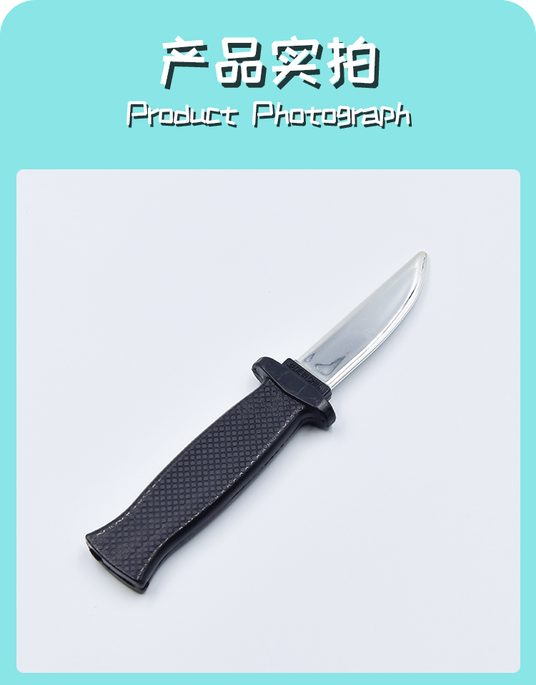 April Fool's Day Hot Sale Trick Toy 18.5cm Telescopic Knife Magic Knife prank Toy