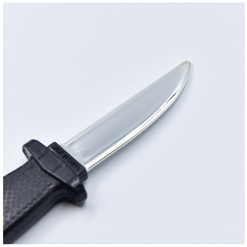 April Fool&#039;s Day Hot Sale Trick Toy 18.5cm Telescopic Knife Magic Knife prank Toy