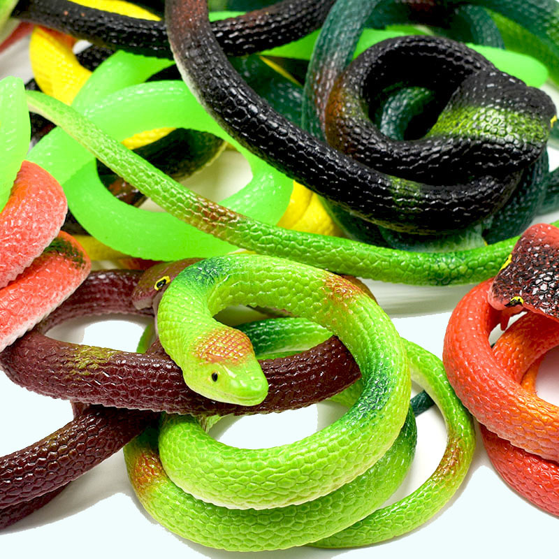 prank Toy Soft Rubber Simulation Snake Toy Cobra Fake Snake Spider Scorpion Toy Prank Scary Whole Person Toy
