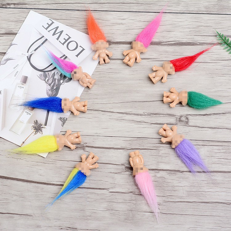 Trick Skull Color Soft Rubber Skeleton Model Halloween prank Toy