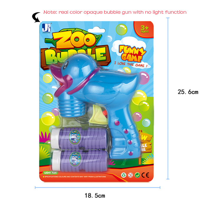 Children duck modelling dazzle colour light bubble gun toys not leaking bubble generator Children duck modelling dazzle colour light bubble gun toys not leaking bubble generator