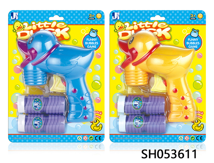 Children duck modelling dazzle colour light bubble gun toys not leaking bubble generator Children duck modelling dazzle colour light bubble gun toys not leaking bubble generator