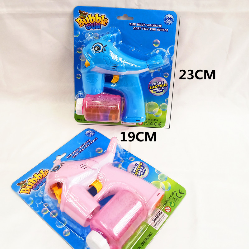 Children's outdoor toy suction card pack children educational toy dolphin bubble gun Children's outdoor toy suction card pack children educational toy dolphin bubble gun