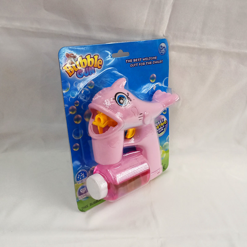 Children's outdoor toy suction card pack children educational toy dolphin bubble gun Children's outdoor toy suction card pack children educational toy dolphin bubble gun