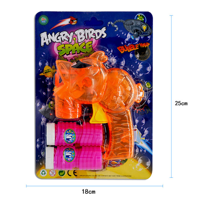 Automatic full automatic bubble gun self generating bag light bubble blowing machine angry birds Automatic full automatic bubble gun self generating bag light bubble blowing machine angry birds