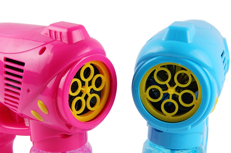 Douyin Web Celebrity Hot Style Same five-hole Bubble Gun Automatic Bubble machine Blowing bubble toy stall Plaza Scenic Spot