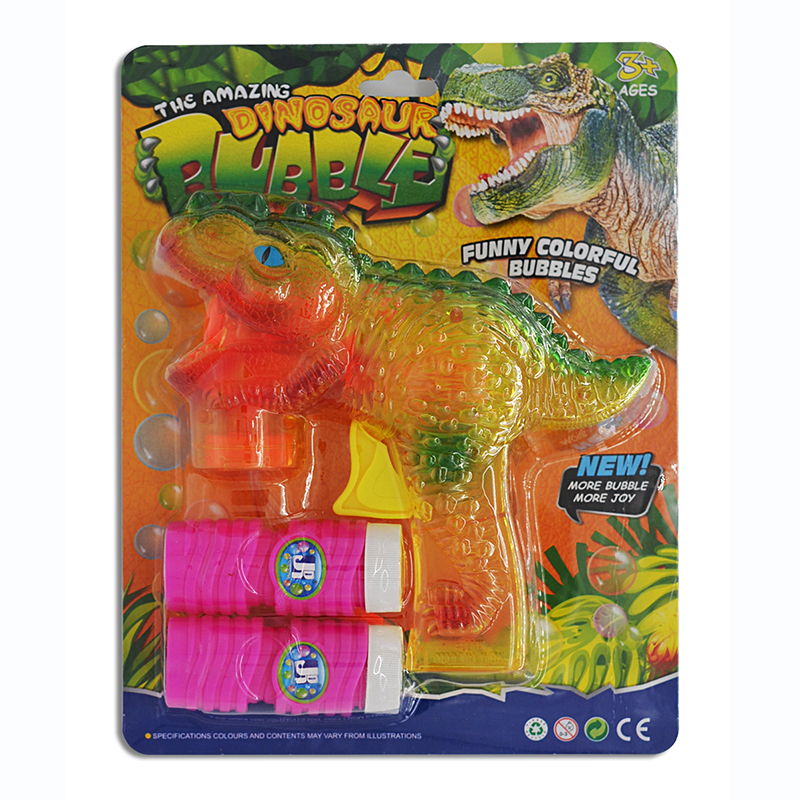 Children&#039;s toy dinosaur bubble gun automatic non electric bubble