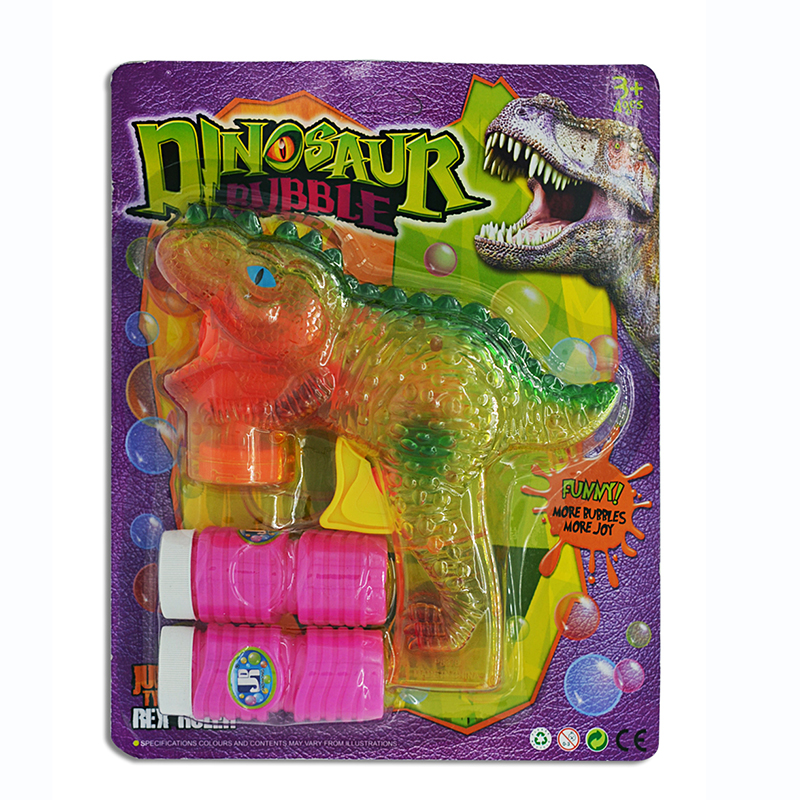 Children&#039;s toy dinosaur bubble gun automatic non electric bubble