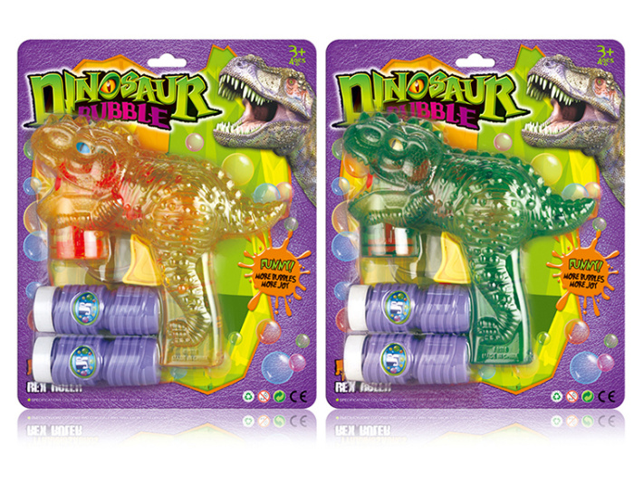 Children's toy dinosaur bubble gun automatic non electric bubble