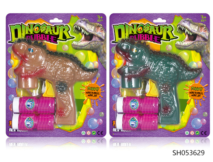 Children's toy dinosaur bubble gun automatic non electric bubble