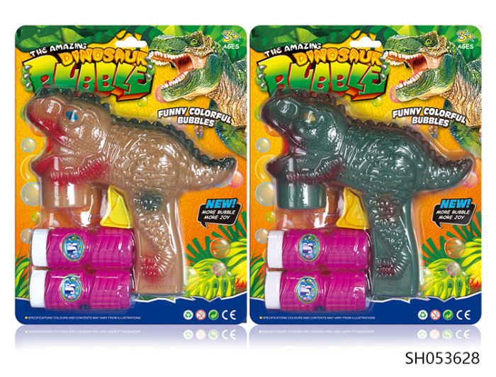 Children's toy dinosaur bubble gun automatic non electric bubble