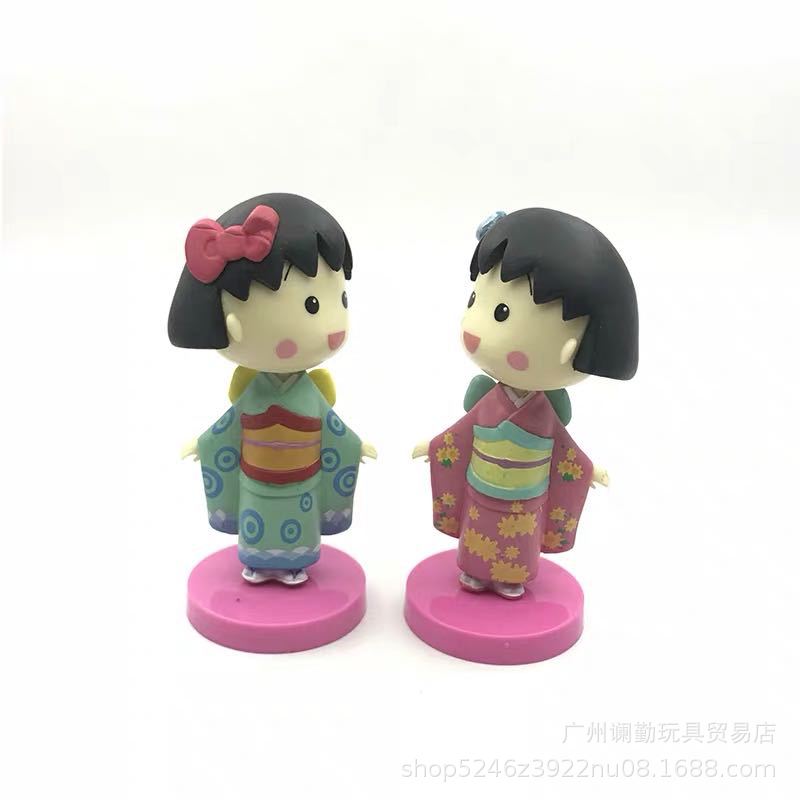 6 Kimono Cherry Maruko Cartoon Character Model Cake Doll Car Car Hand Office 6 Kimono Cherry Maruko Cartoon Character Model Cake Doll Car Car Hand Office