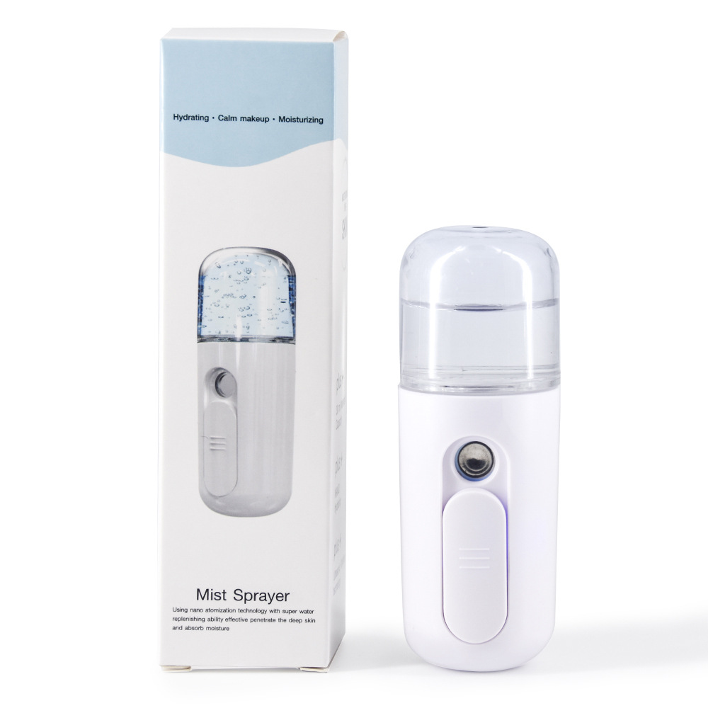 Maruko Water Replenishing Instrument Humidifier Facial Steamer USB Charging Portable Nano Spray Device Alcohol Spraying