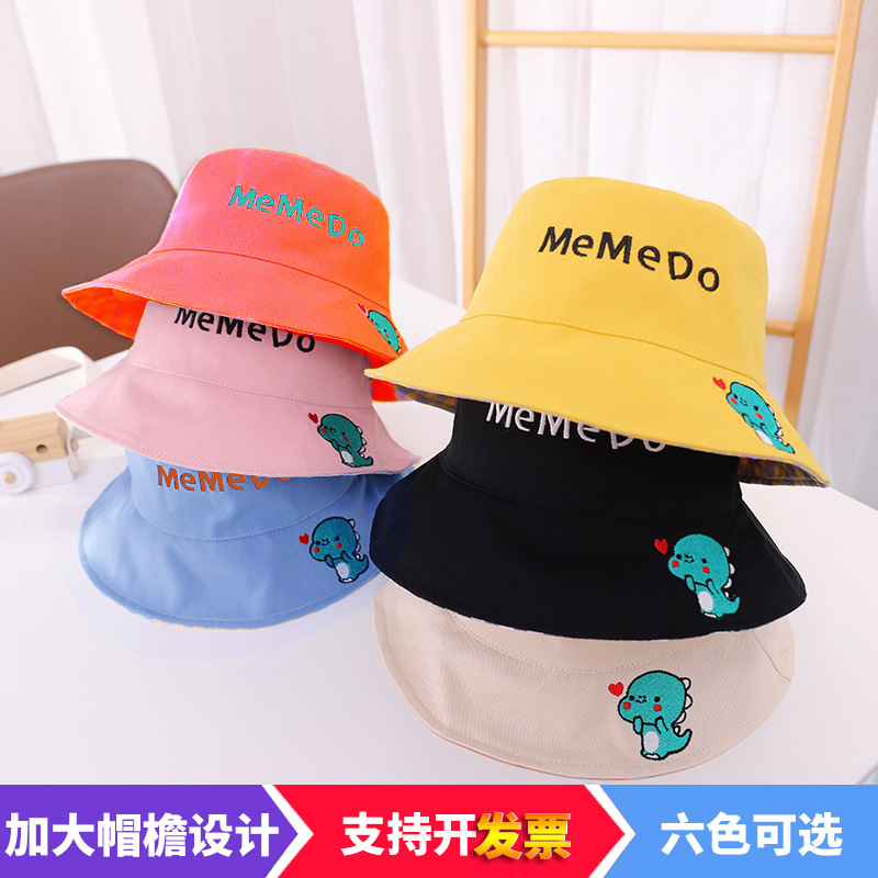 Children&#039;s Hat Spring and Autumn Sun Hat Bucket Hat Wide Brim Sun Protection Cute Super Maruko