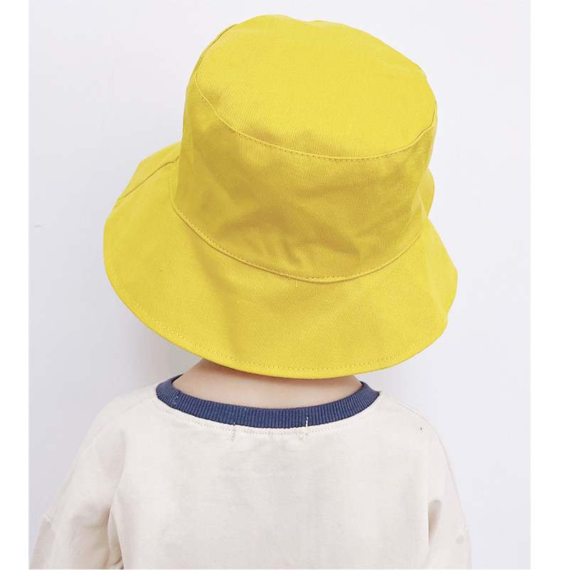 Children's Hat Spring and Autumn Sun Hat Bucket Hat Wide Brim Sun Protection Cute Super Maruko