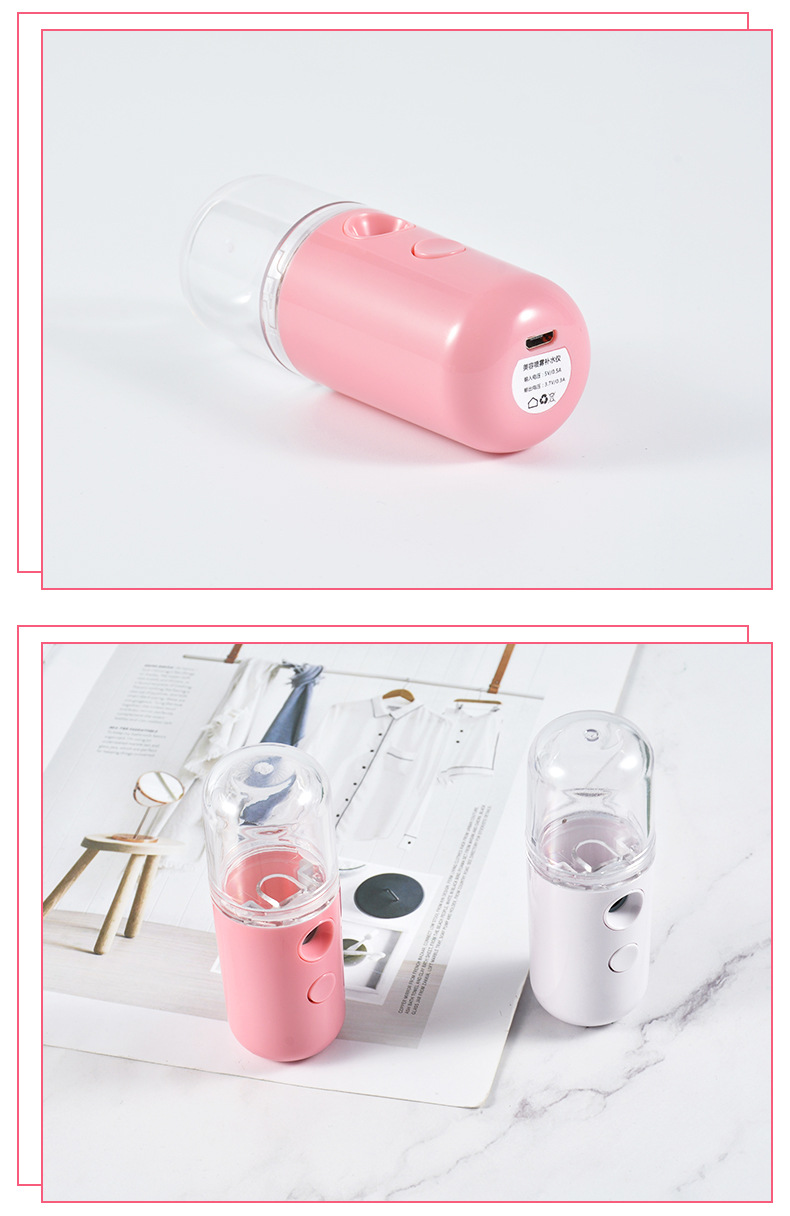 Cross-Border Foreign Trade Water Replenishing Instrument USB Charging Spray Humidifier Portable Handheld Beauty Maruko