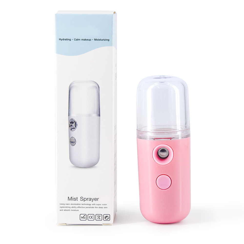 Maruko  Mi Spray Moisturizing Instrument Mini Maruko Water Replenishing Instrument Can Spray Alcohol Disinfectant Fluid