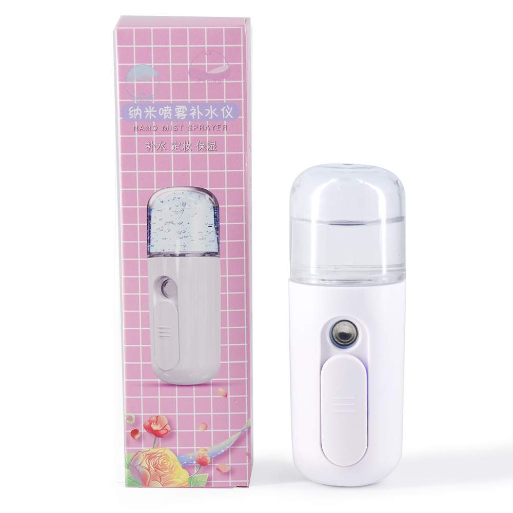 Maruko  Mi Spray Moisturizing Instrument Mini Maruko Water Replenishing Instrument Can Spray Alcohol Disinfectant Fluid
