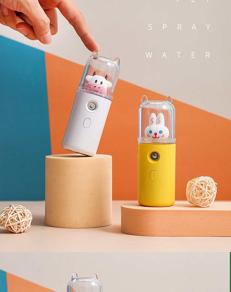 Maruko Pet Water Replenishing Instrument USB Rechargeable Humidifier Nano Spray Facial Vaporizer Facial Beauty Sprayer