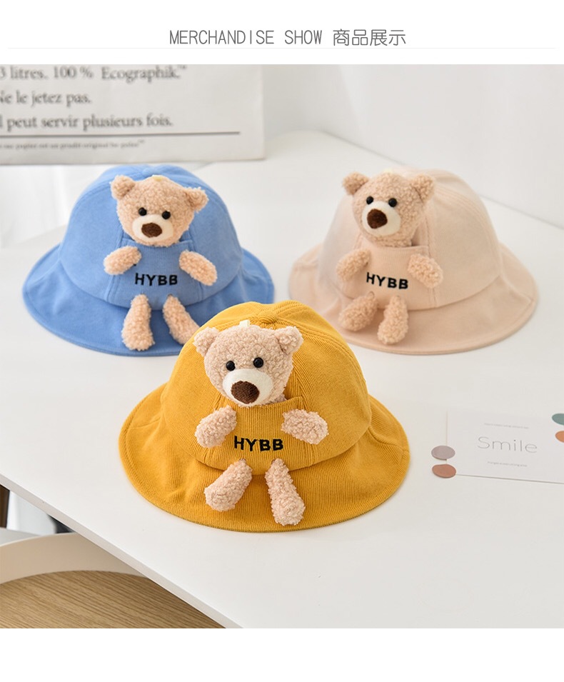Baby Hat 2021 Spring and Autumn Korean Style Baby Cute Super Cute Bucket Hat Boys and Maruko Baby Hat 2021 Spring and Autumn Korean Style Baby Cute Super Cute Bucket Hat Boys and Maruko